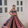 Vardan Ethnic Georgette Kutchi Gamthi Printed Navratri Lehenga Choli