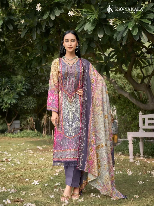 Vardan Ethnic Kavya Kala Anarkali Vol 15 Wholesale Fancy Cotton Printed Dress Material