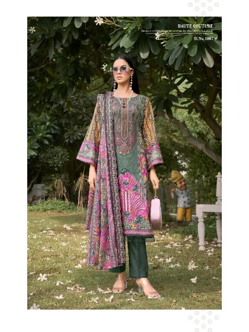 Vardan Ethnic Kavya Kala Anarkali Vol 15 Wholesale Fancy Cotton Printed Dress Material - Image 4