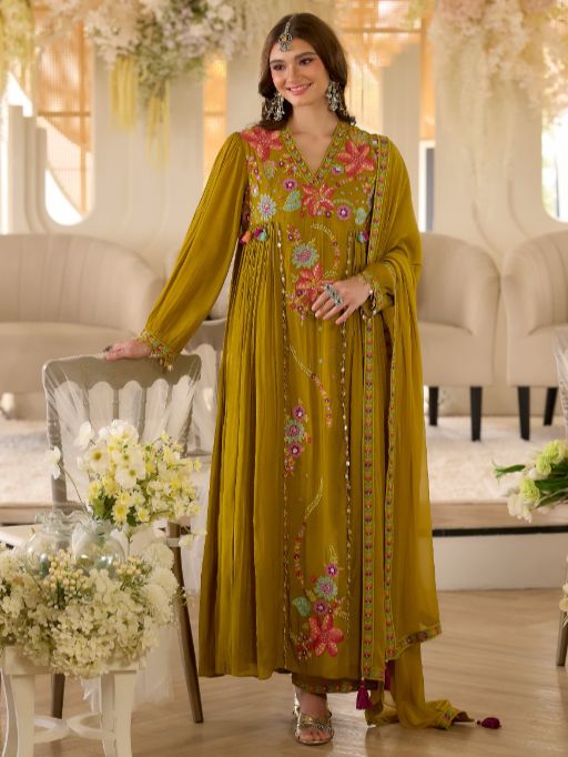 Vardan Ethnic TTT Wholesale Mal Chanderi Readymade Designer Salwar Suit