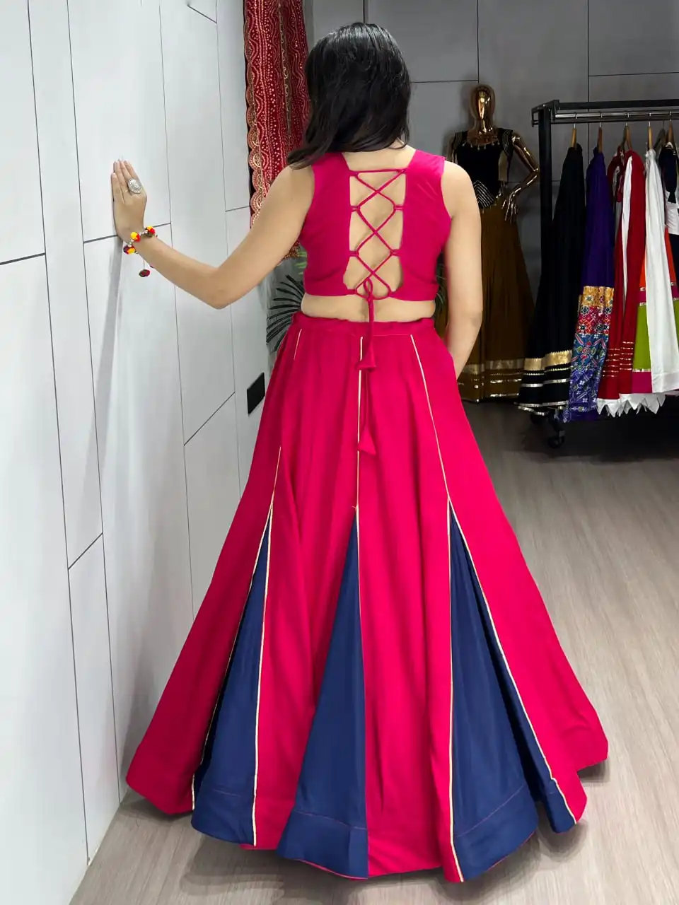 Vardan Ethnic WMT 8064 Pure Rayon Cotton Navratri Chaniya Choli Collection - Image 2