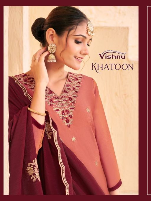 Vishnu Khatoon Wholesale NC Silk Designer Salwar Suit Collection