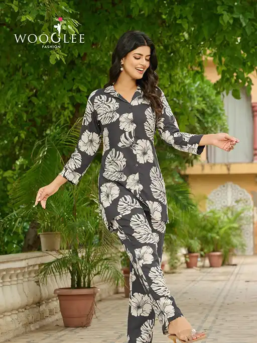 Wooglee Rolex Vol 2 Wholesale Rayon Printed Cord Set Collection - Image 4