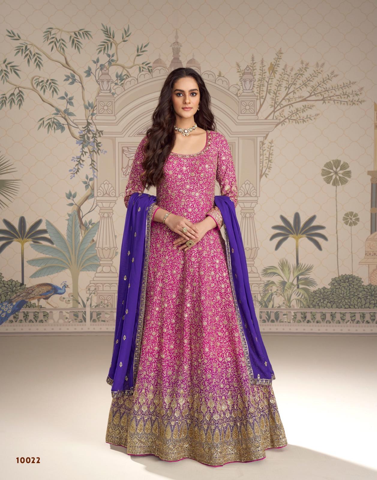 Sayuri Saboori Georgette Embroidered Designer Party Wear Gown - Image 4
