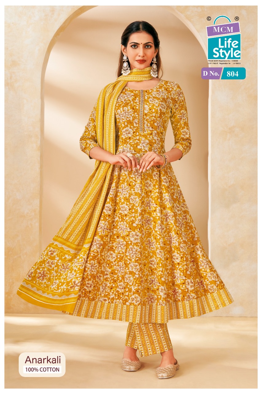Mcm Anarkali Vol 8 Readymade Cotton Printed Anarkali Suit - Image 2