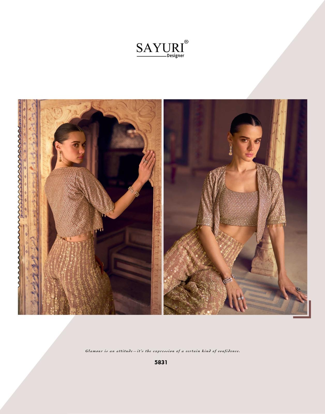 Sayuri Mehfil Georgette Indo Western Party Wear Catalog - Image 7