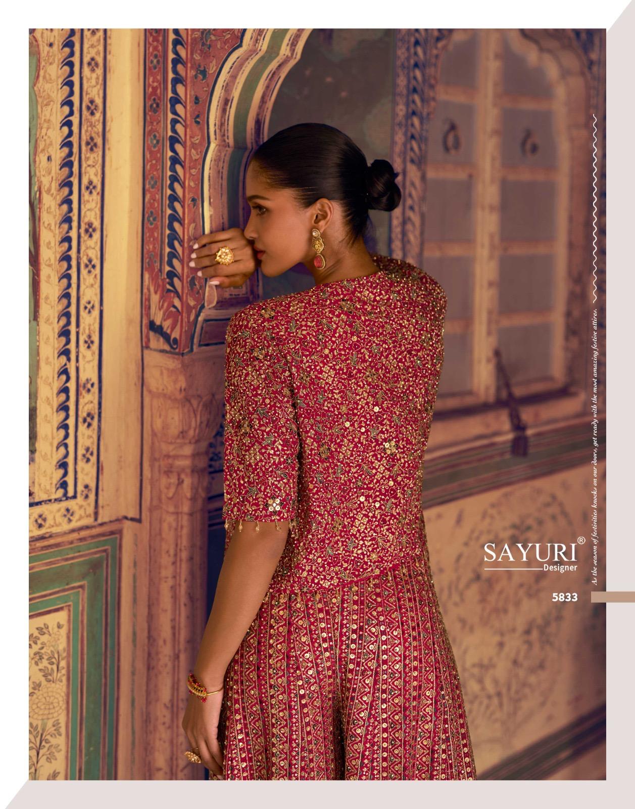 Sayuri Mehfil Georgette Indo Western Party Wear Catalog - Image 6