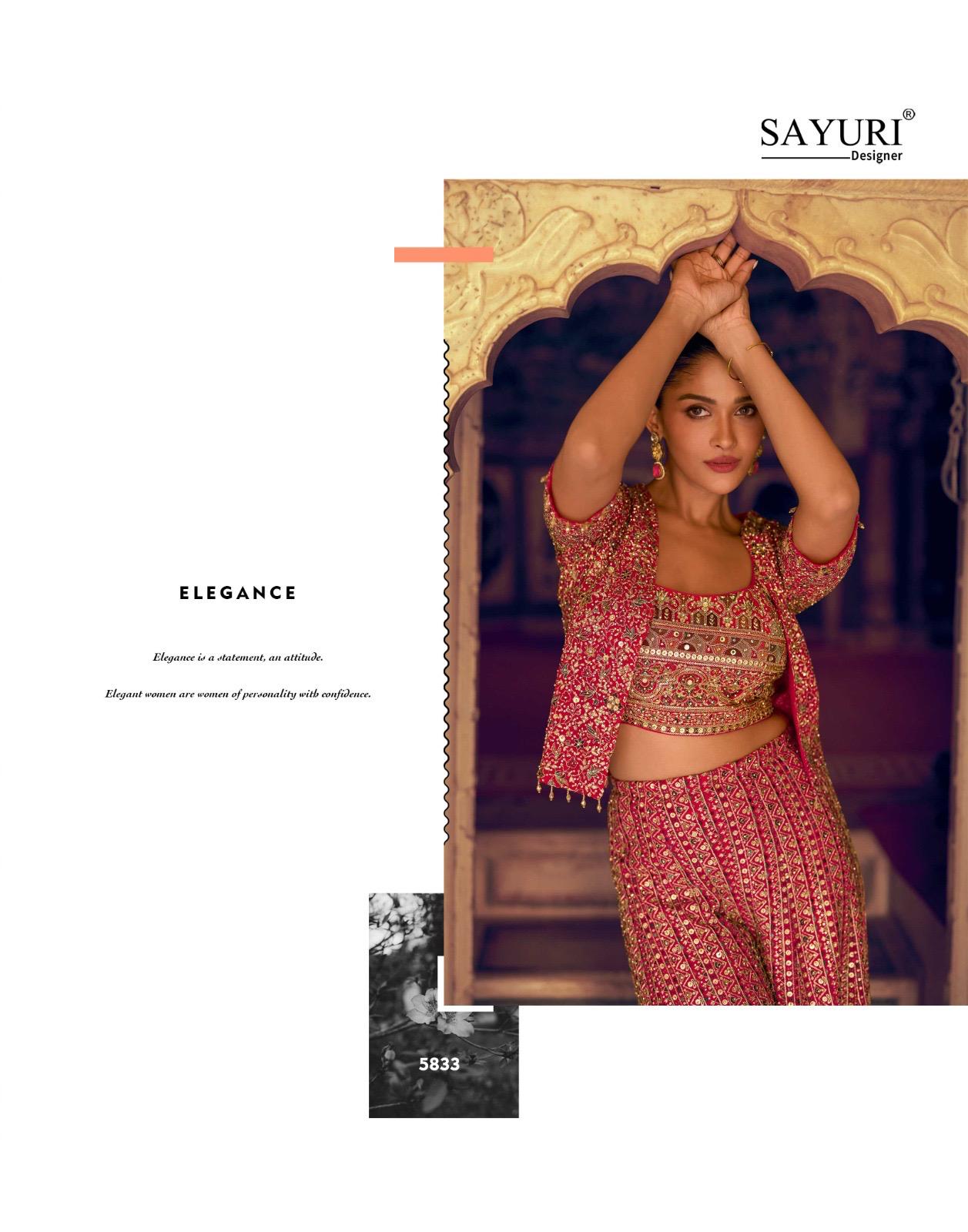 Sayuri Mehfil Georgette Indo Western Party Wear Catalog - Image 3