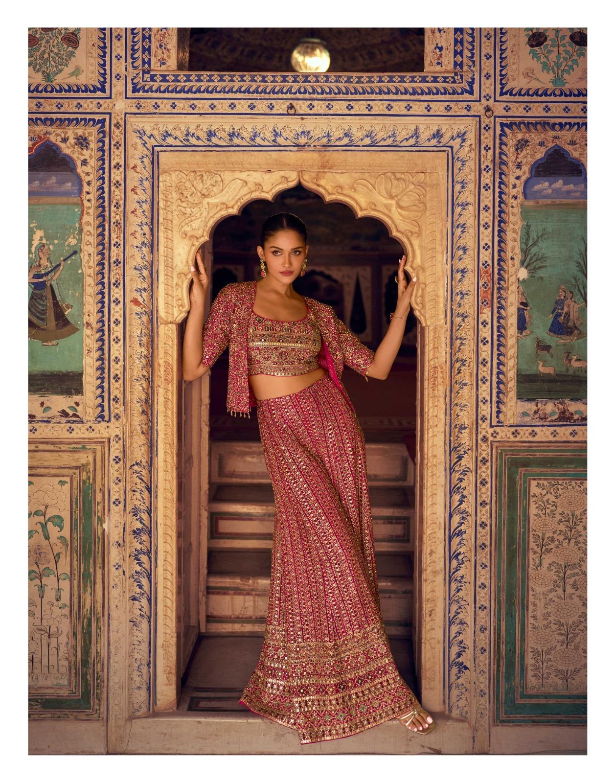 Sayuri Mehfil Georgette Indo Western Party Wear Catalog - Image 2