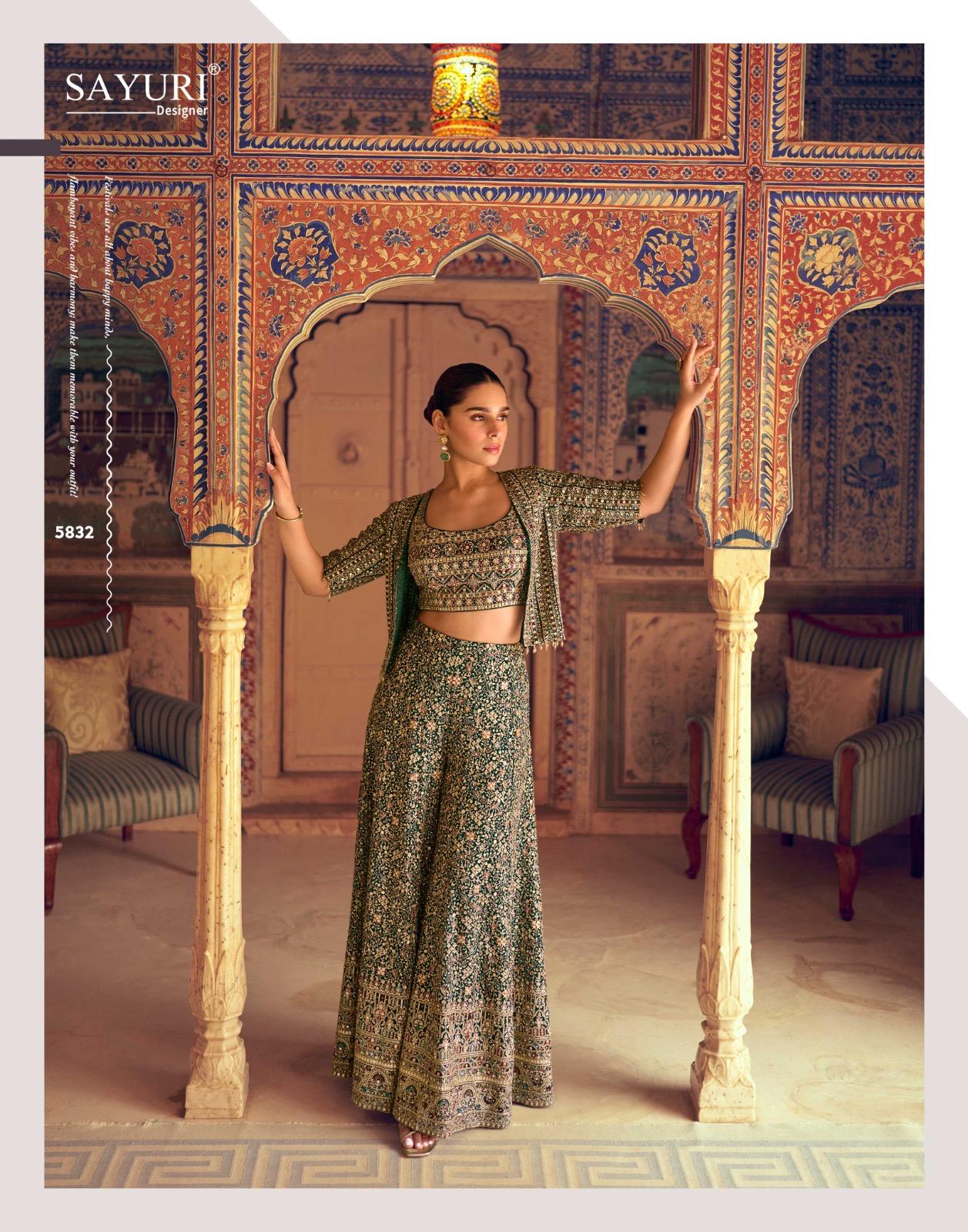 Sayuri Mehfil Georgette Indo Western Party Wear Catalog - Image 13