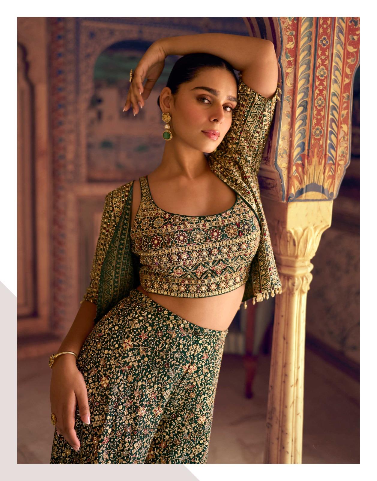 Sayuri Mehfil Georgette Indo Western Party Wear Catalog - Image 9