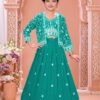 ALKA Aarvi Wholesale Kids Designer Soft Silk Lehenga Choli With Koti