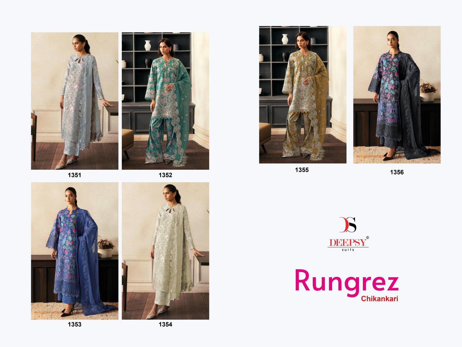 Deepsy Rungrez Chikankari Vol 25 Cotton Pakistani Suit Collection - Image 11