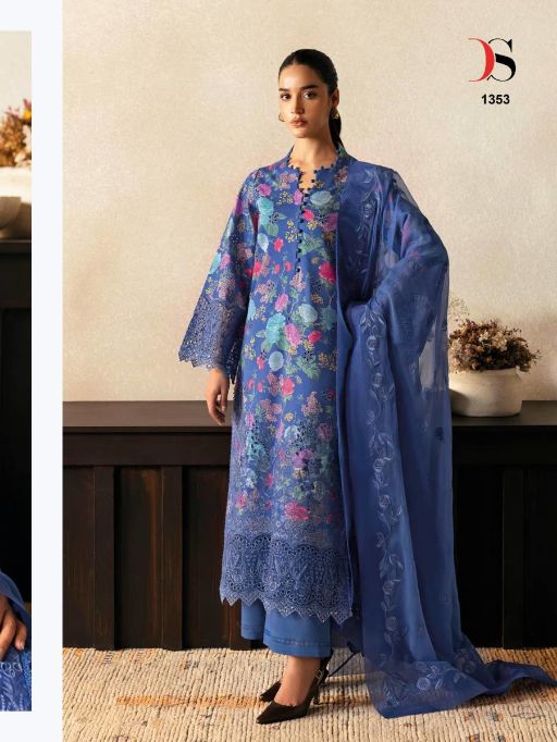 Deepsy Rungrez Chikankari Vol 25 Cotton Pakistani Suit Collection