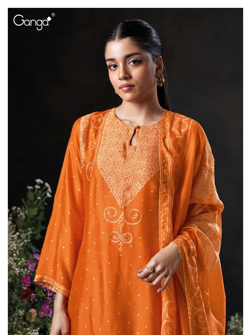 Ganga Oceara 3885 Wholesale Premium Russian Fabric Salwar Kameez