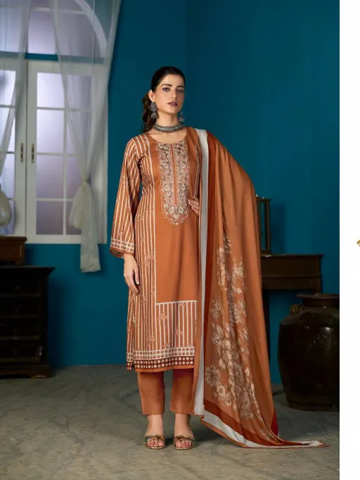 Ibiza Tithi Wholesale Viscose Pashmina Digital Printed Salwar Suit