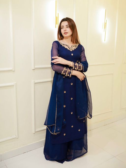 KD 1532 Readymade Faux Georgette Thread Sharara Suit Catalog