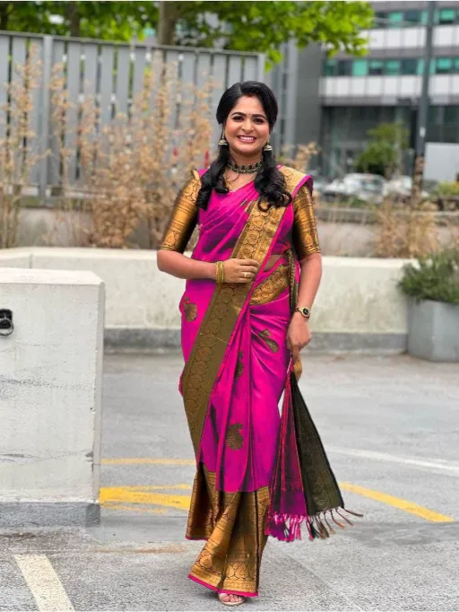 KP-R Creation KP-R 145 Wholesale Jacquard Lichi Silk Saree Collection