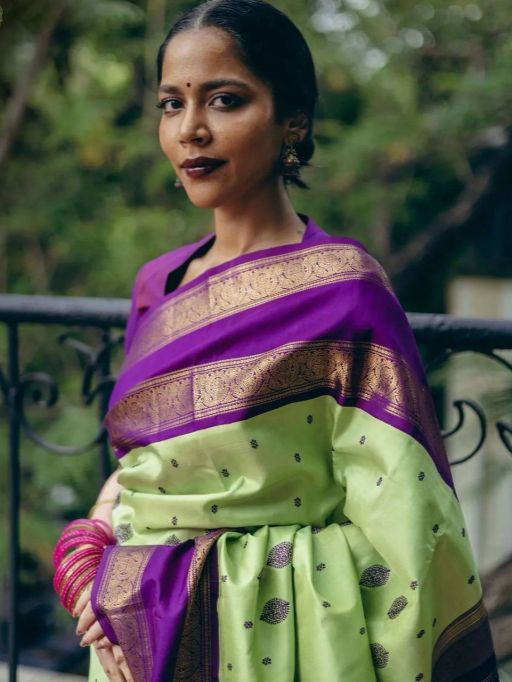 KP-R Creation KP-R 241 Soft Lichi Silk Saree Catalog - Image 2