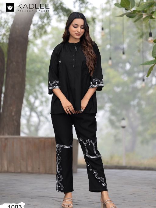 Kadlee High Touch Wholesale Viscose Weaving Co-ord Set Collection