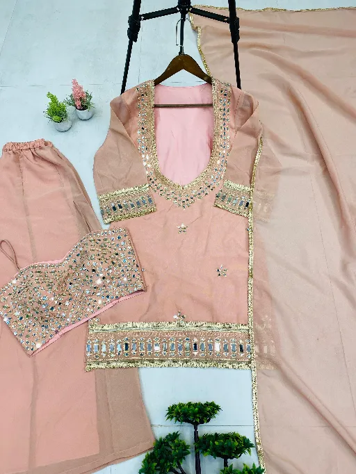 LG-2015 Readymade Cosmos Mirror Work Salwar Suit Catalog