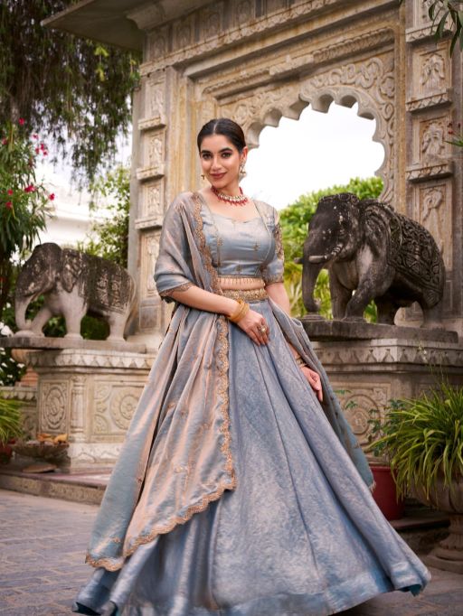 LNB 1440 Series Fendi Fabric Lehenga Collection - Image 4