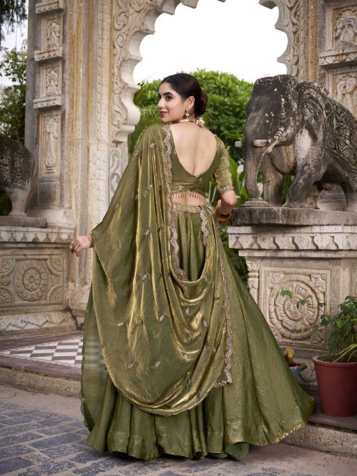 LNB 1440 Series Fendi Fabric Lehenga Collection - Image 5