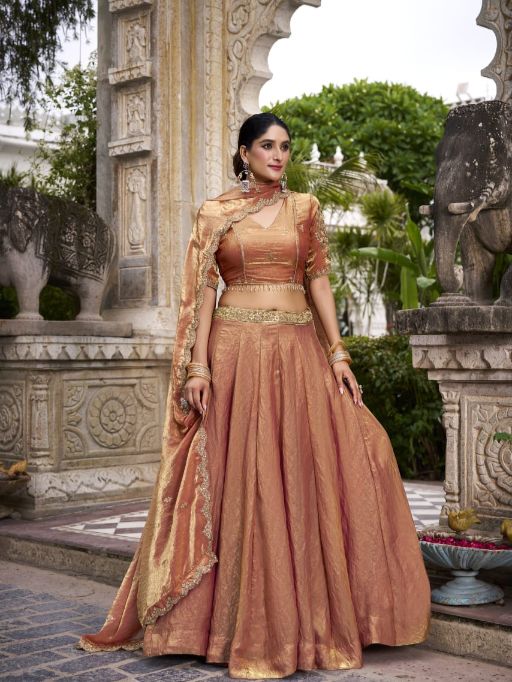 LNB 1440 Series Fendi Fabric Lehenga Collection - Image 7
