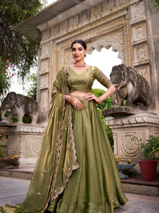 LNB 1440 Series Fendi Fabric Lehenga Collection - Image 10