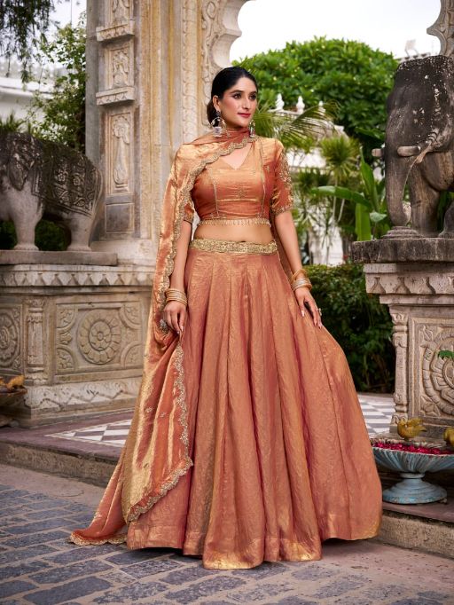 LNB 1440 Series Fendi Fabric Lehenga Collection - Image 2
