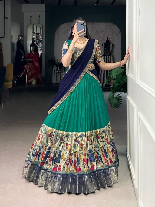 LNB NITRIYA Poly Chanderi Zari Stripe Lehenga Choli Collcetion - Image 2