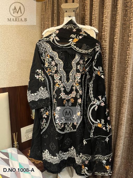 Maria.B D.No 1008 Cotton Readymade Pakistani Suit Catalog