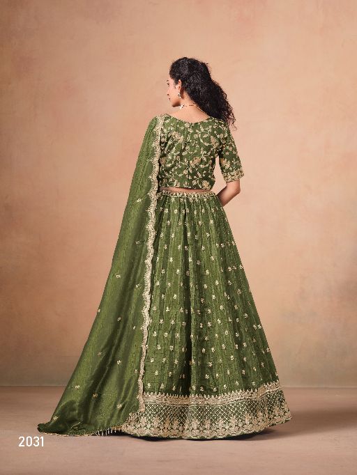 Mehvish Vol 23 Designer Organza Lehenga Choli Collection - Image 5