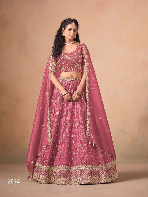 Mehvish Vol 23 Designer Organza Lehenga Choli Collection