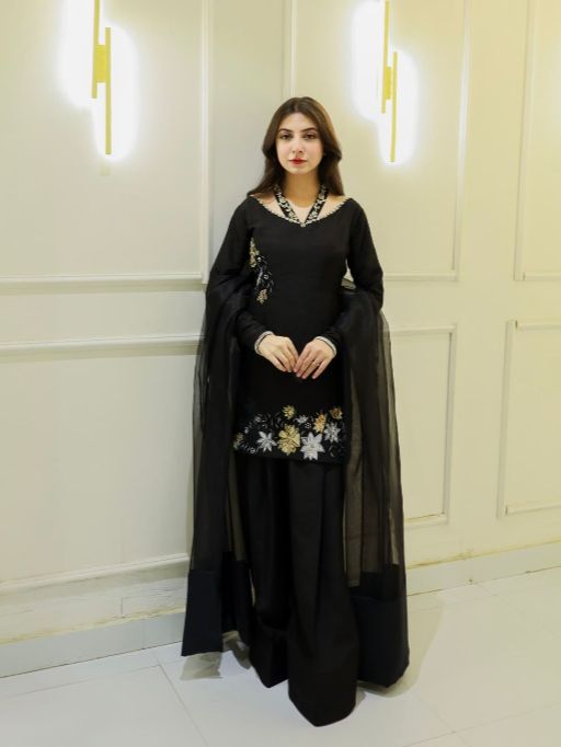 NSR-856 Readymade Natural Crepe Silk Salwar Suit Collection