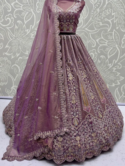 Anjani Art 2921 Partywear Bridal Net Lehenga Choli