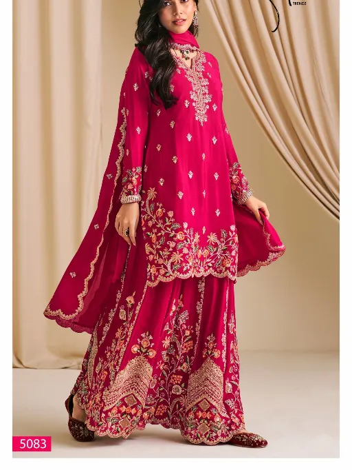 Radha Karwa Wholesale Chinon Embroidered Salwar Suit Collection - Image 6