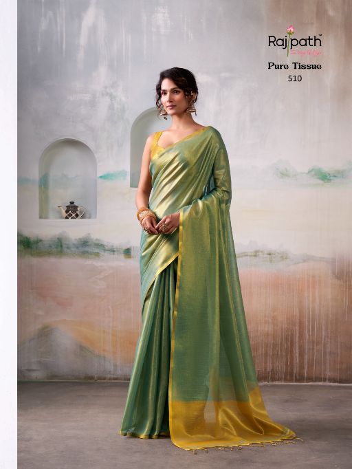 Rajpath Anvika Handloom Tissue Silk Saree Collection - Image 6