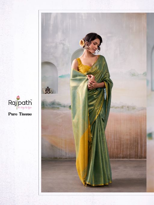 Rajpath Anvika Handloom Tissue Silk Saree Collection - Image 9