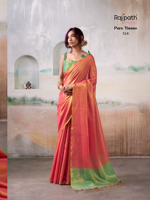 Rajpath Anvika Handloom Tissue Silk Saree Collection - Image 8
