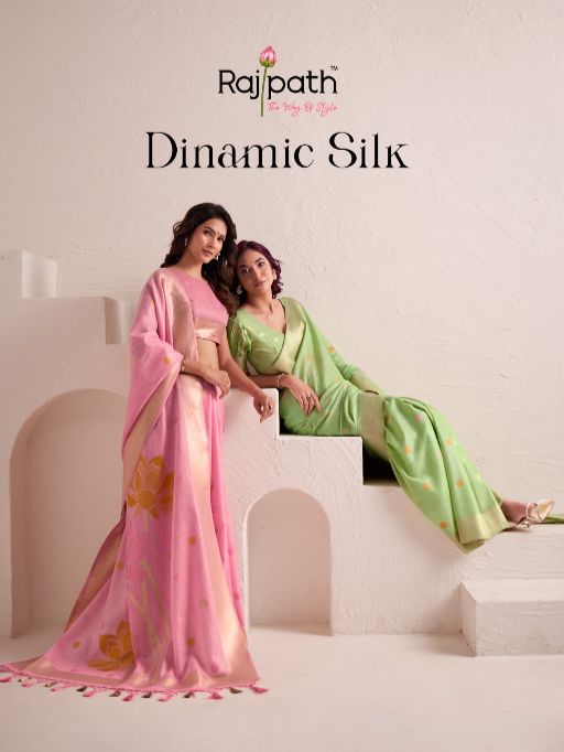 Rajpath Dynamic Silk Soft Linen Saree Collection