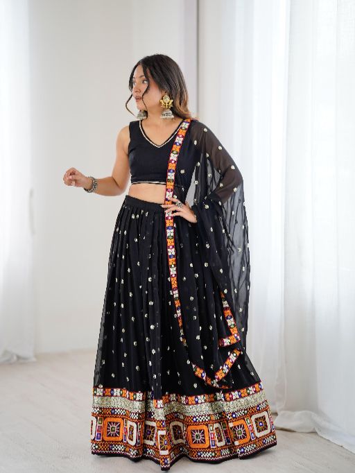 SP-49 Navratri Faux Georgette Lehenga Choli Collection