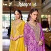 Sanika Fashion Rang Razia Wholesale Readymade Chinon Silk Sharara Suit