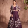 Sayuri Mannat Chinon Silk Embroidered Designer Party Wear Collection