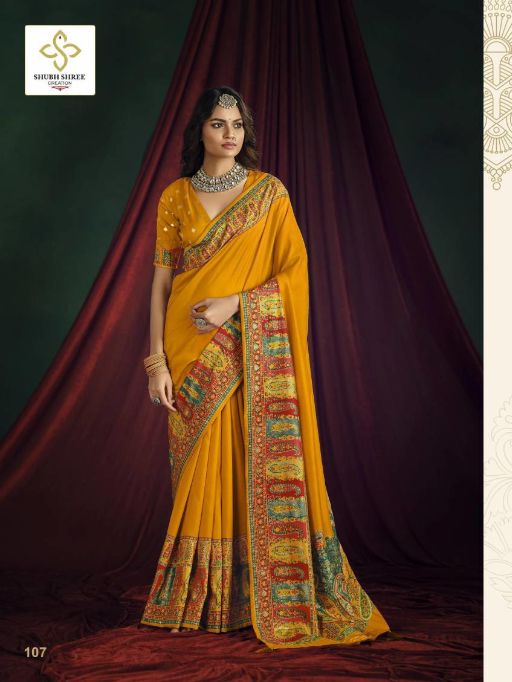 Shubh Shree Navata Wholesale Tussar Silk Traditional Saree Collection