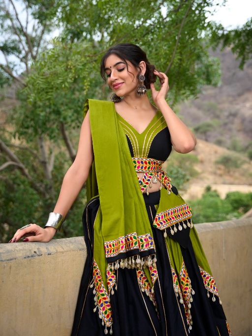 Taraa L 1676 Pure Cotton Navratri Special Lehenga Choli Collection - Image 3