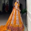 Taraa L 1685 Rayon With Printed Silk Navratri Lehenga Collection