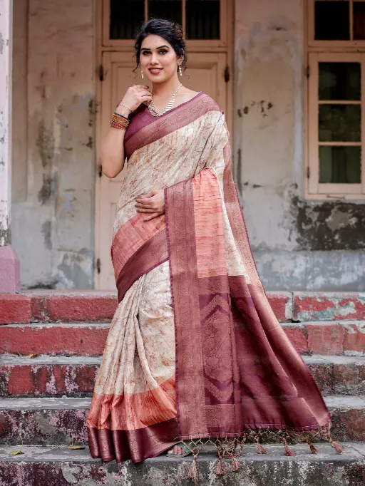 Banarasi 1137 Digital Printed Silk Saree Collection