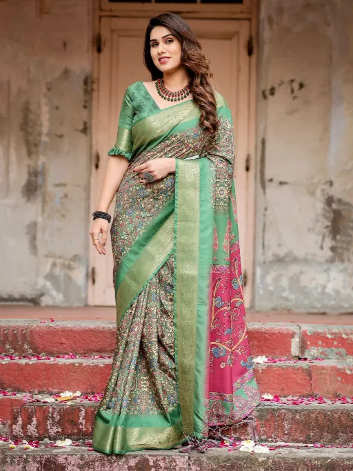 Tussar 1085 Premium Tussar Silk Saree Catalog