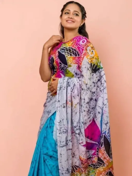 Vakratund VK4066 Chanderi Cotton Digital Print Saree Catalog